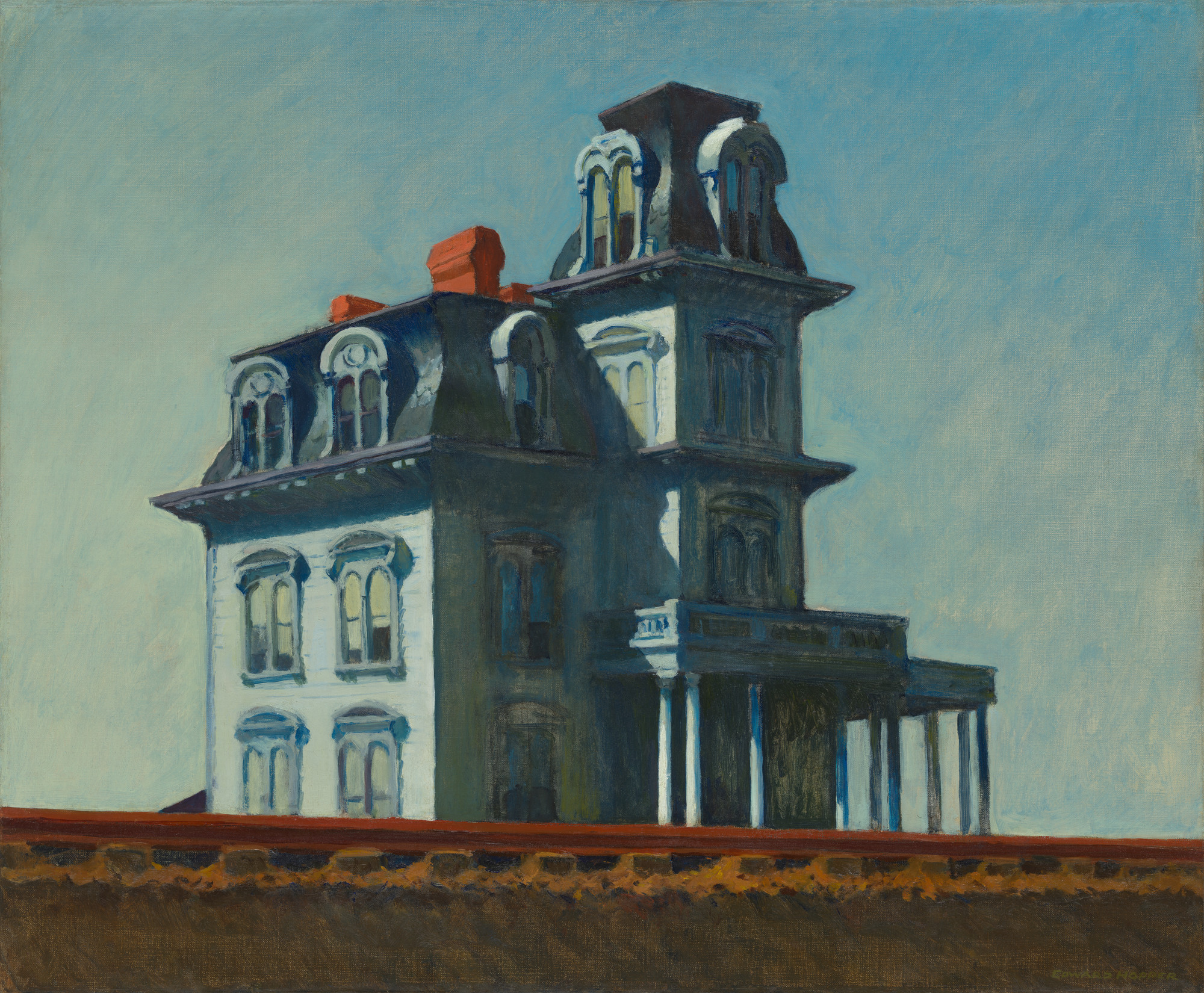 House by the Railroad, Ed. Hopper, 1925, Oil on canvas, 24 x 29 in.