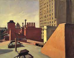 City Roofs, Ed. Hopper, 1932, Oil on canvas, 29 x 36 in.