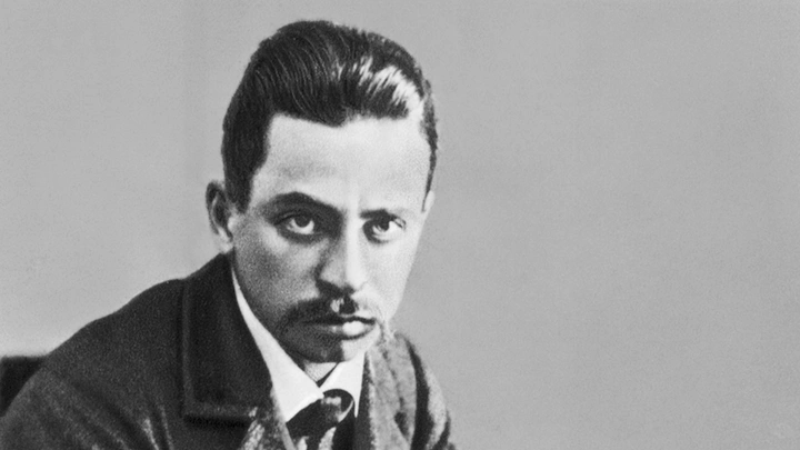 Rainer Maria Rilke (1875-1926), an Austrian poet and novelist