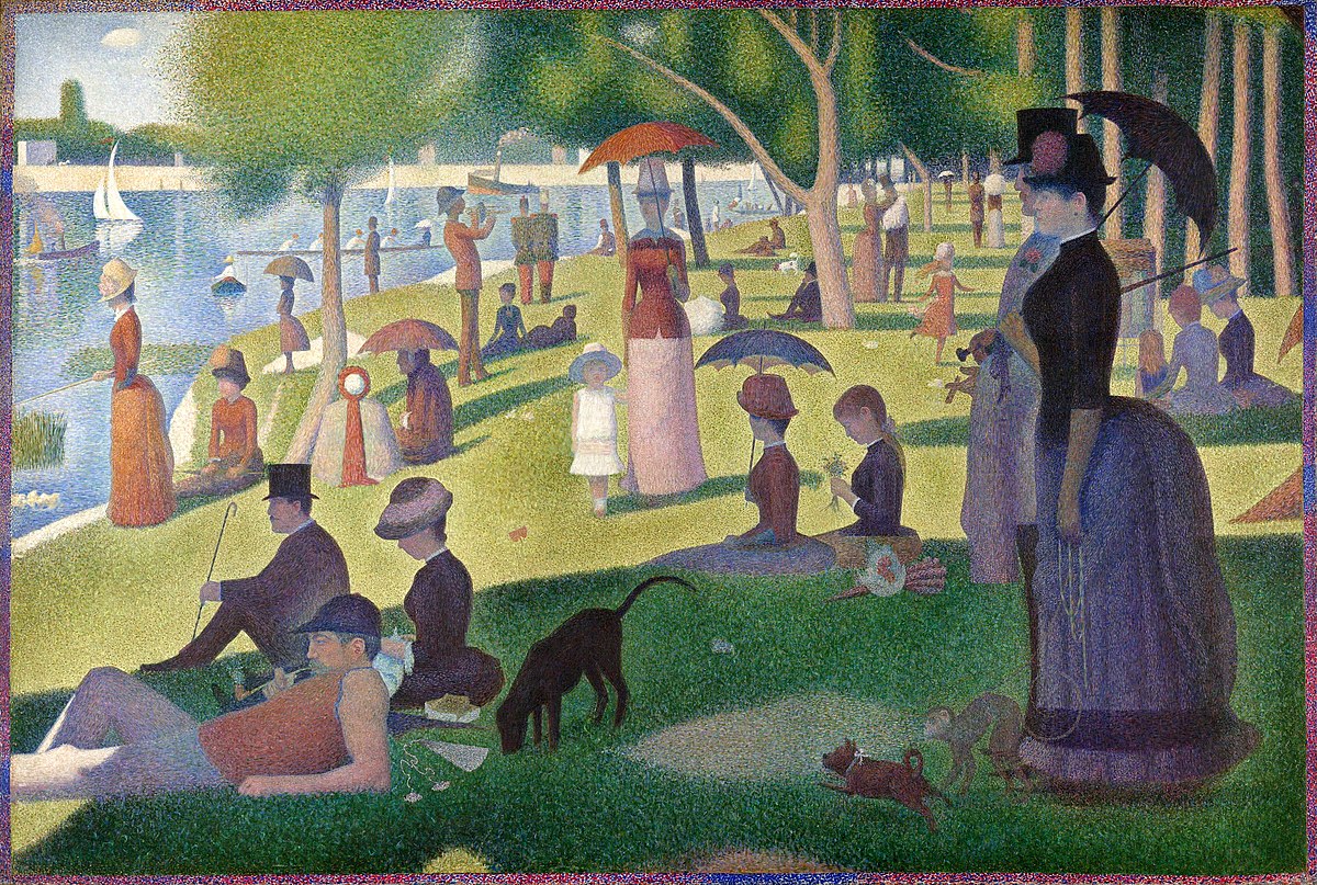 A Sunday Afternoon on the Island of La Grand Jatte by George Seurat