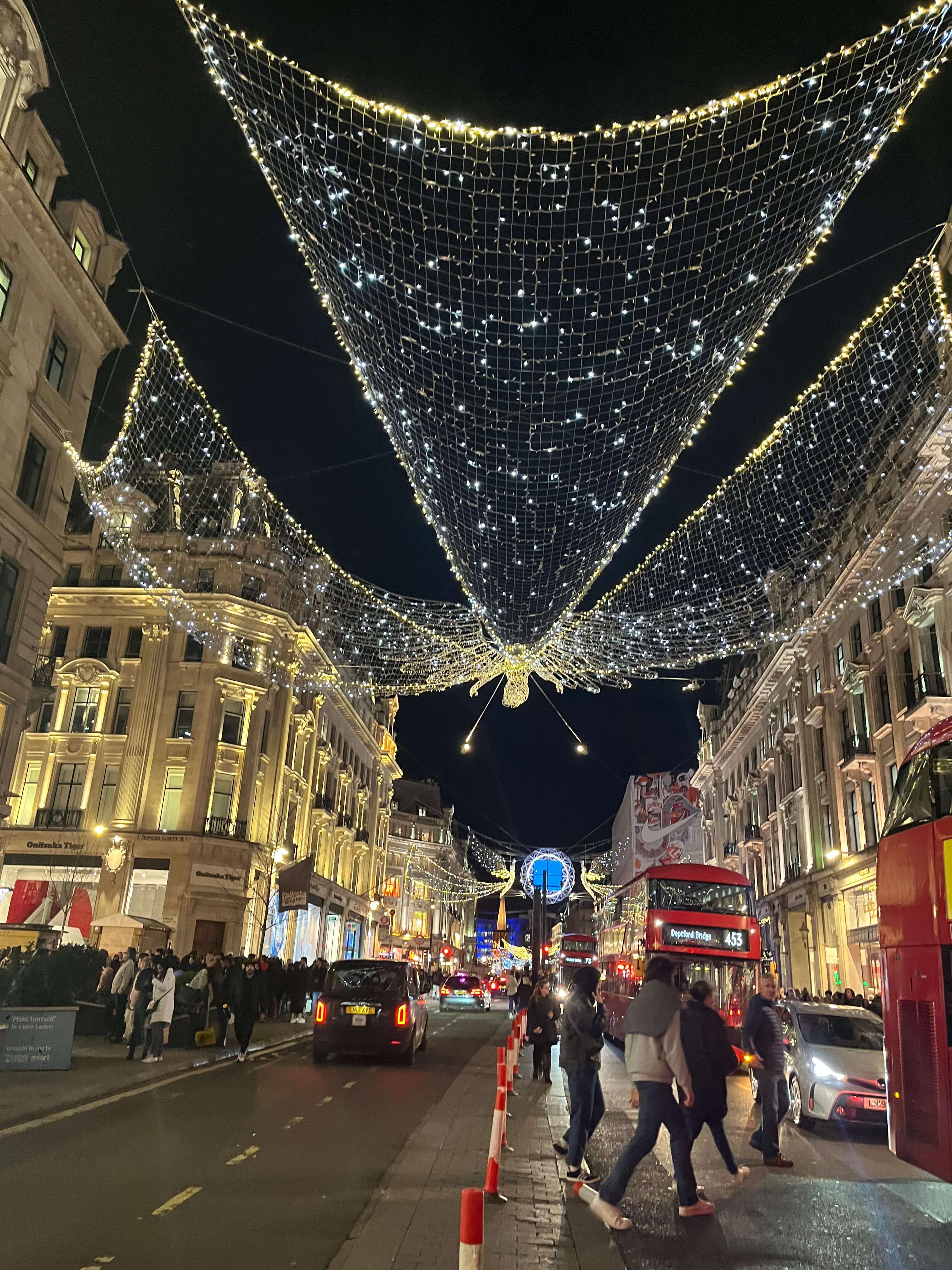Regent Street all decked for the festive season